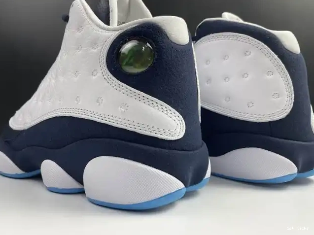 1st Kicks Shoes Jordan Dark Blue 13 Air 414571-144 Powder 0624